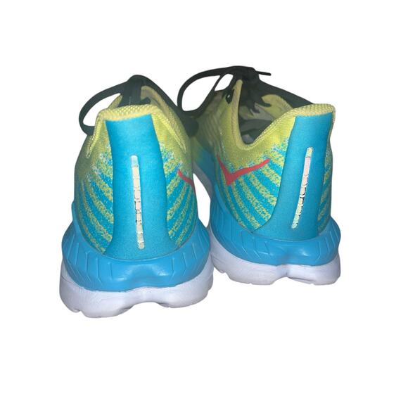 HOKA Mens Hoka One One Mach 5 Evening Primrose Scuba Blue Size 13D - Picture 4 of 7